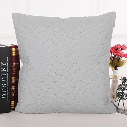 Amazon Com Deconovo Microfiber Embossed Throw Cushion Cover Home