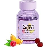 Lemme Multi Gummies, Daily Nutritional Support 30-Day Supply | Daily Nutritional Support with Vitamins A, C, D, E, Biotin, Folic Acid, Zinc &amp; Inositol, Bone, Brain, Skin &amp; Immune Health