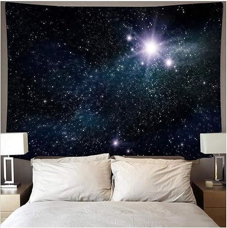 Amazon Co Jp Wolfoutdoorタペストリー神秘夜空 おしゃれ壁掛け宇宙星空り壁 美しい満月の夜空と海家 装飾ビーチタオルショールヨガマット モダンなアート 多機能 模様替え 部屋 窓カーテン 個性ギフト 新居祝い ホーム キッチン