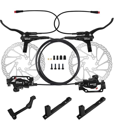 Amazon.com : Zoom HB-875 Oil Brake Bicycle Disc Brake Set Mountain