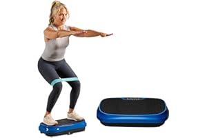 LifePro Waver Mini Vibration Plate Exercise Machine -Whole Body Vibrating Plate for Fitness -Vibration Plate Machine with Rem