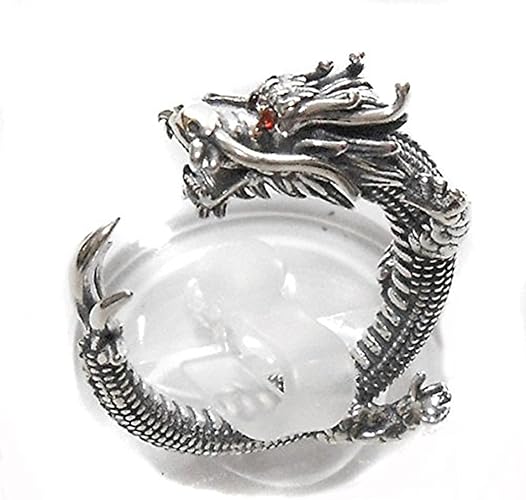 Amazon ユグドラシル ドラゴン 龍 和柄 シルバー リング Sv フリー 17号 メンズ 指輪 銀色 リング 通販