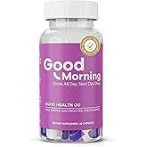 Good Morning Hangover Pills | 88.89% Effective at Hangover Prevention in Clinical Trial | After Alcohol Aid with DHM, Milk Thistle, and Electrolytes to Help You Party Smart. Cheers