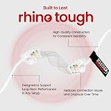 rhinocables ADSL RJ11 High-Speed Telephone & Internet Cable 15m White view 4
