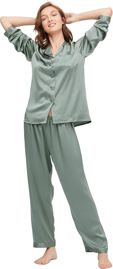 LilySilk Silk Pajamas for Women Pure 