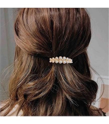 Amazon.com : Opal Flower Rhinestone Hair Clip French Crystal
