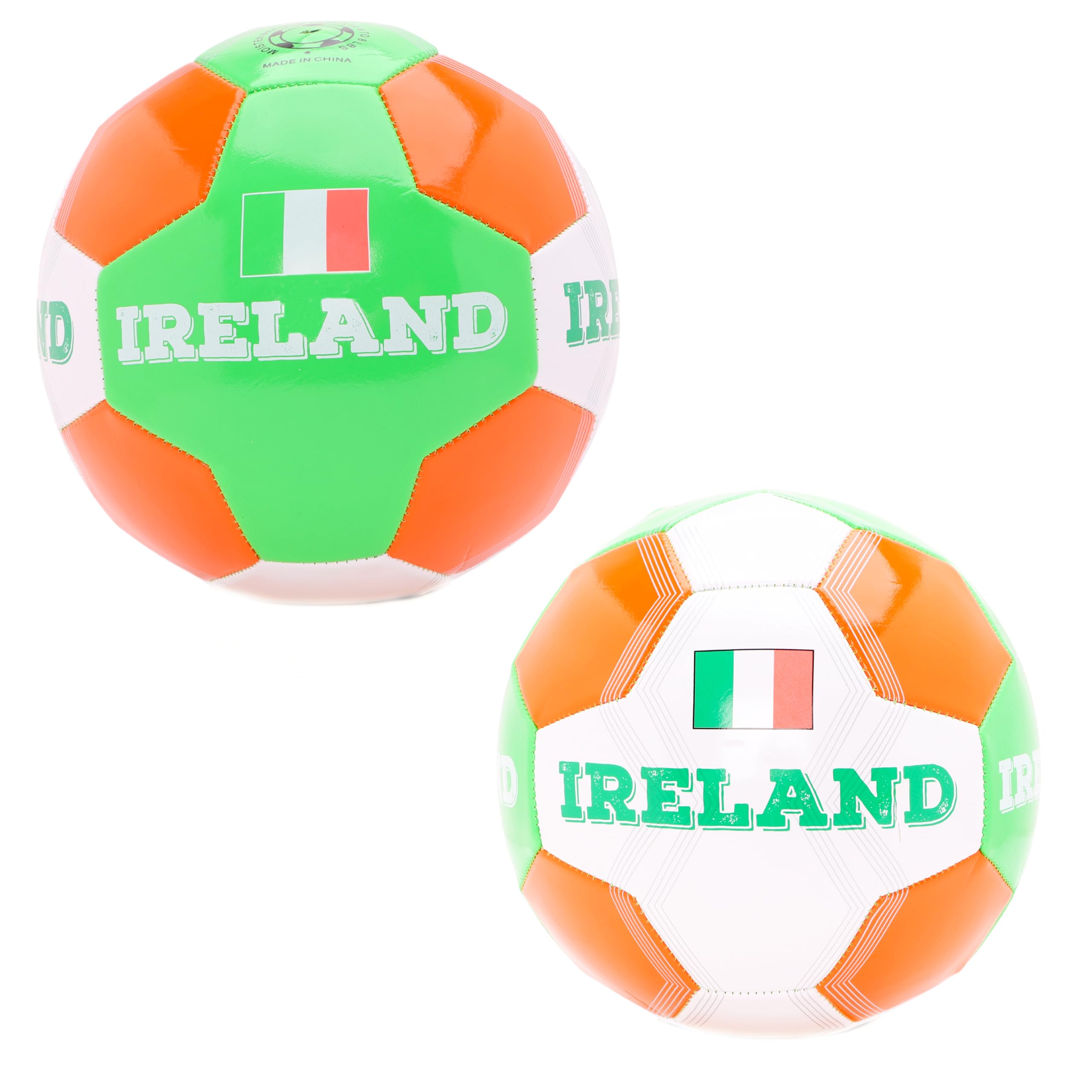 Toyland® Ireland Country Themed Football (8lbs/Size 5) - Euros & World Cup - Outdoor Toys - 14 Styles Available - (Ireland)