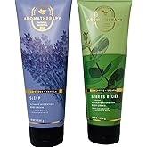 Bath & Body Works Aromatherapy Eucalyptus Spearmint and Lavender Vanilla Ultimate Hydration Body Cream 8 Ounces Pack of 2