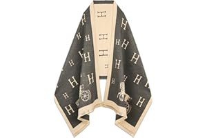 EXTREE Scarfs for Women Pashmina Silky Shawl Wrap for Evening Dressing Blanket Open Front Poncho Cape