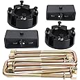 2 Inch Front Lift Leveling Kit For 2000-2006 Toyota Tundra & 2001-2006 Sequoia - Black Strut Spacers