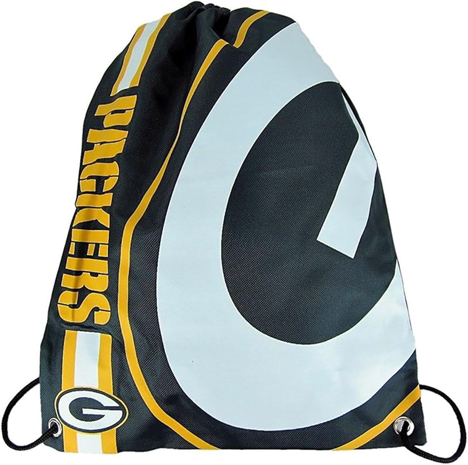 Forever Collectibles Cropped Green Bay Packers Logo Drawstring Backpack