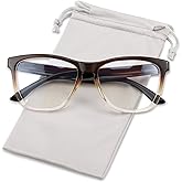 YMRFW Retro Blue Light Blocking Glasses for Women Men Classic Style Computer TV Eyeglasses Anti Eyestrain