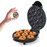 DASH Mini Donut Maker Machine for Kid-Friendly Breakfast, Snacks, Desserts & More with Non-stick Surface, Makes 7 Doughnuts -
