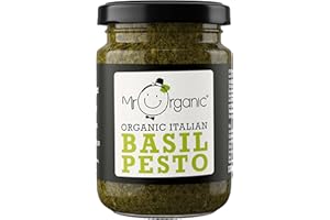 Mr Organic Org Basil Pesto 130 g (order 6 for trade outer)
