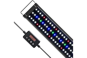 NICREW ClassicLED Plus LED Aquarium Light with Timer, 21 Watts, for 30 to 36 Inch Fish Tank Light, Daylight and Moonlight Cycle