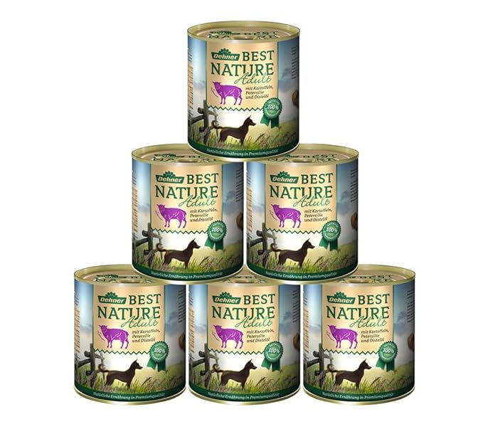 Dehner Best Nature Hundefutter, Adult Lamm und Kartoffeln mit Petersilie
