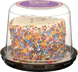 RUBICON BAKERY Birthday Cake 4 Inch, 11 OZ