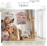 tectake Floating Shelf Toy Display 12 Pink House Shelves 50 Tonies view 3