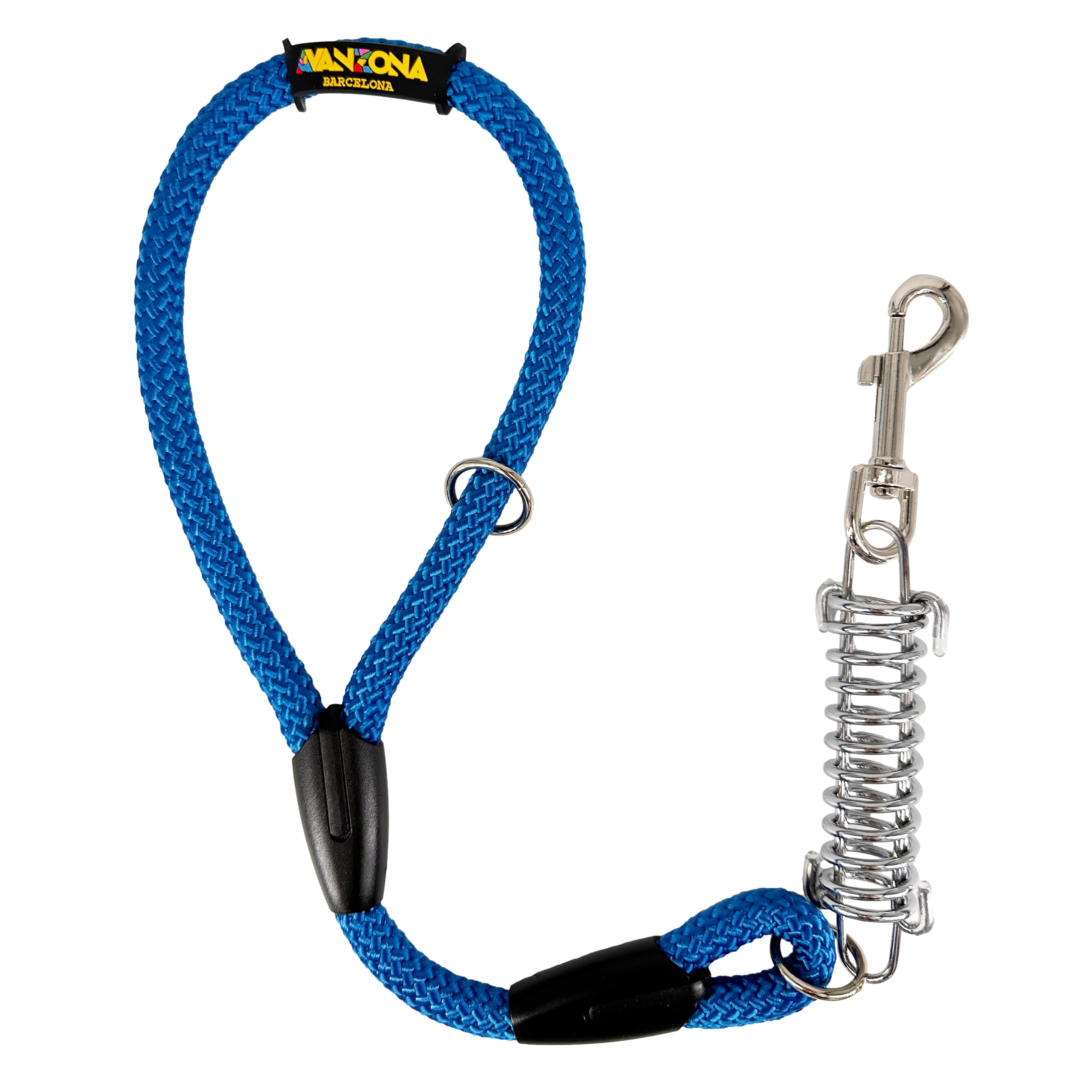 Dog Lead, Shock Absorber, Anti Pull, for Medium and Large Dogs, Made in Spain. 60cm. Blue