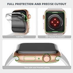 GEAK 3 Pack Compatible with Apple Watch 10 Screen