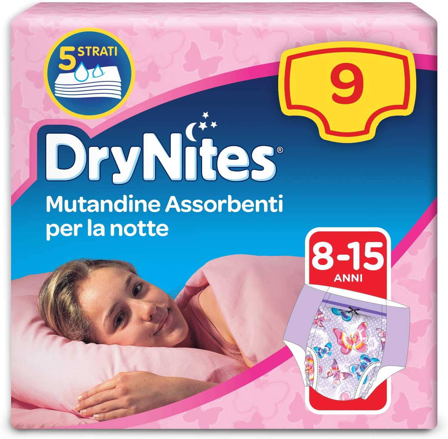 Mutandine Assorbenti DryNites Per Bambini 3-5 Anni - Pacco Da 16 Pezzi, 16-23 Kg - Foto 4