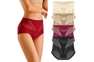 Woman Tummy Control Underwear, High Waist Seamless Shaping Panties, Soft Stretch Elastic Briefs for Everyday Comfort