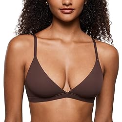 INLYRIC Women's Inbarely Triangle Bralette Plunge