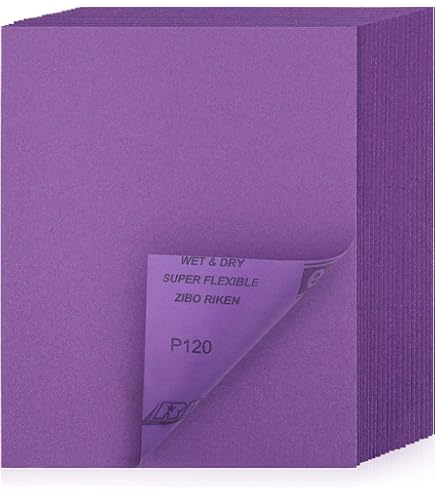 Meuleuse,Feuilles De Ponçage En Carbure De Silicium,9x3.6 Pouces,pour Ponçage à Sec Ou Humide