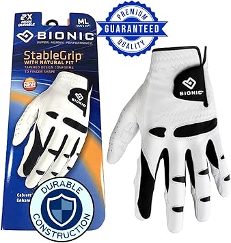 bionic stablegrip with natural fit golf glove