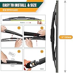 KVQ Windshield Wiper Blades Replacement for GMC