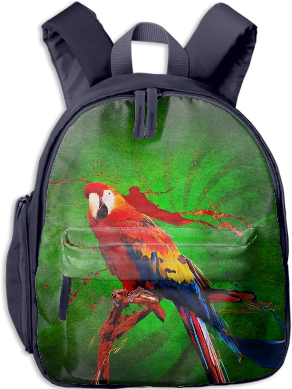 Children's printed backpack Parrot Art School Backpacks Hiking