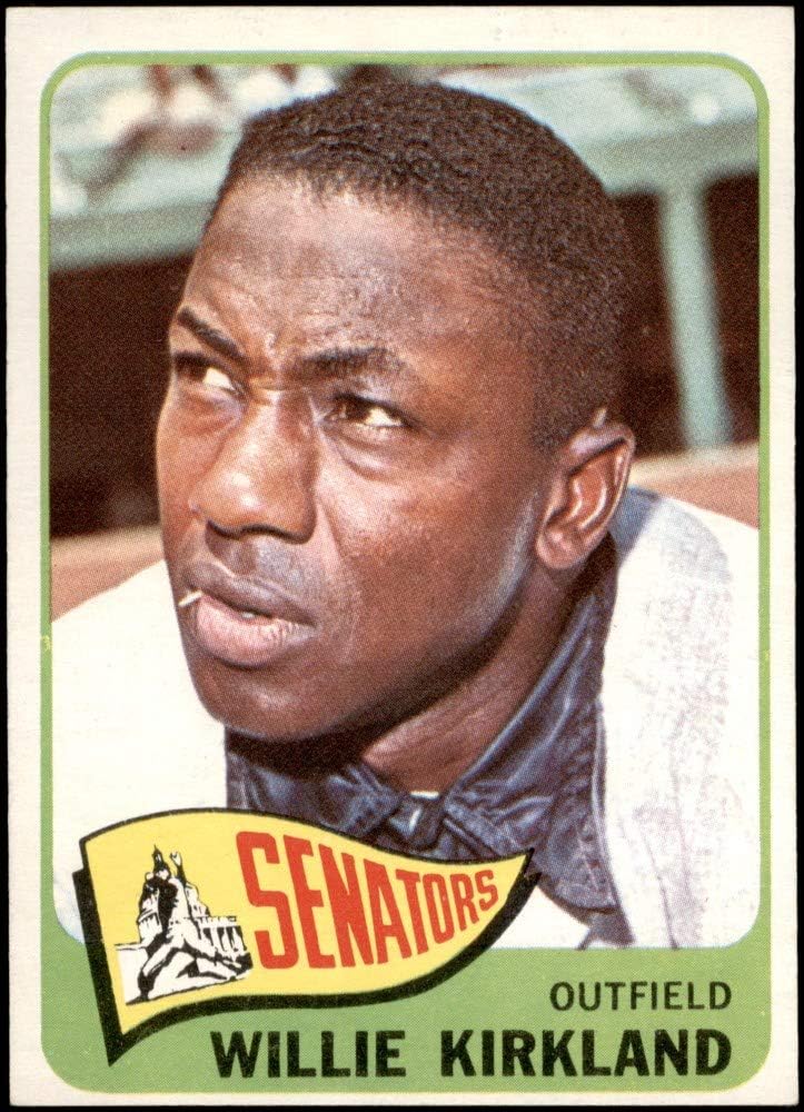 1965 Topps 148 Willie Kirkland Washington Senators