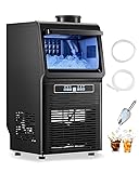 VEVOR 90lbs/24H Commercial Ice Maker Machine with 2