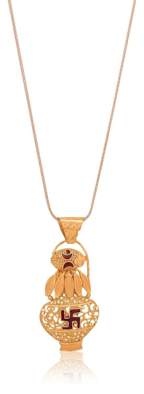 Buy Senco Gold Aura Collection 22k Yellow Gold Pendant at Amazon.in