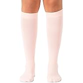 Comrad Nylon Knee High Socks - 20-30mmHg Firm Compression Socks - Soft & Breathable Support Socks