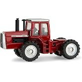 ERTL 1/64 Massey Ferguson 4880 4WD Tractor 16445, Red | Diecast Farm Equipment, Clear Cab Windows, Articulating Body, Pin Hitch