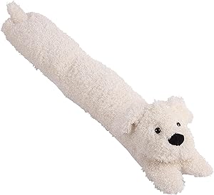 Morgan Home Decorative 36 Inch Door/Window Draft Guard - Energy Saving, Beautiful Decor, Available in Many Different Animal Styles, Great Gift (White Dog)