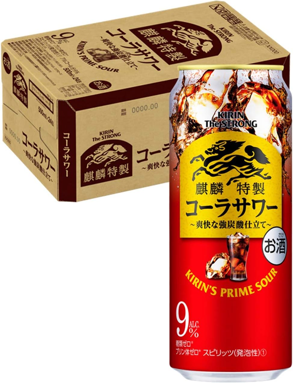 Amazon Co Jp キリン ザ ストロング 麒麟特製コーラサワー チューハイ 500ml 24本 食品 飲料 お酒