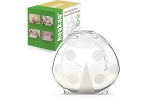 haakaa Ladybug Milk Collector 1.4oz/40ml 1pc - Wearable Nursing Cup | Soft Breast Shell | Breastmilk Saver | Portable Letdown Catcher for Pumping On The Go Breastfeeding Moms, Protects Sore Nipples