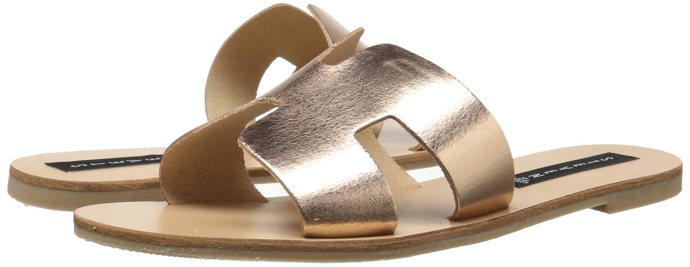 Steve Madden Steven Womens Greece Flat Sandal Rose Gold
