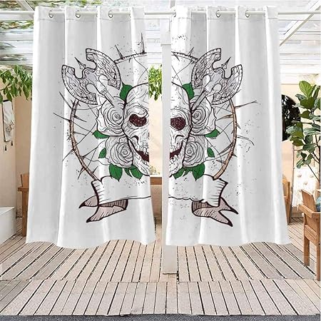 Amazon Com Outdoor Curtain Rod Outdoor Patio Curtains Christmas