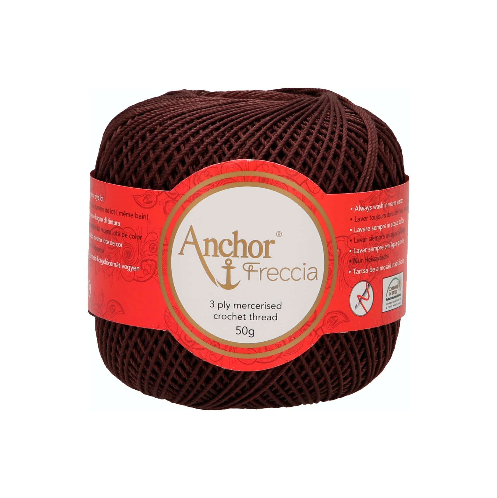 Anchor 4771006-00674 Crochet Yarn, 100% Cotton, 674, One Size, 88 g