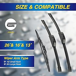 5 PLUS® Silicone Windshield Wipers Replacement for