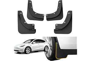 HOPON Tesla Model Y Mud Flaps Mudguards Splash Guards for Tesla Model Y 2023 2022 2021 No Drilling Tesla Accessories Set of 4