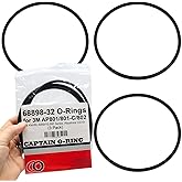 Captain O-Ring - 68898-32 Replacement O-Rings for 3M AP801, AP801-C, AP802, KemFlo 5000 & 10,000 Series Water Filters (3 Pack)