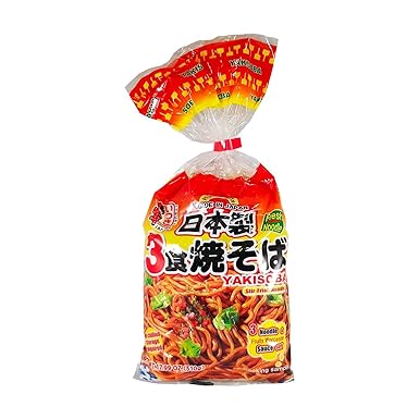 Itsuki Yakisoba Gebratene Nudeln mit Sauce 510g (3Portionen)