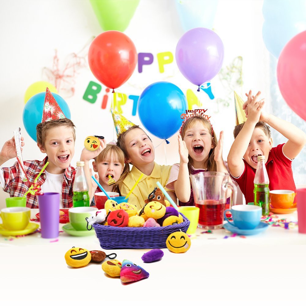 Emoji Mini Plush Pillows for Party Decorations ,2\