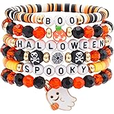 Aigrnc Boho Beaded Stretch Bracelets For Women Stackable Crystal Gold Plated Beaded Bracelets Set Trendy Handmade Friendship Braeclet Jewelry Gifts