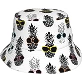 Alien Cool Black Green Print Bucket Hat Fisherman Fishing Sun Cap for Adult Women Men Girl Boy Unisex