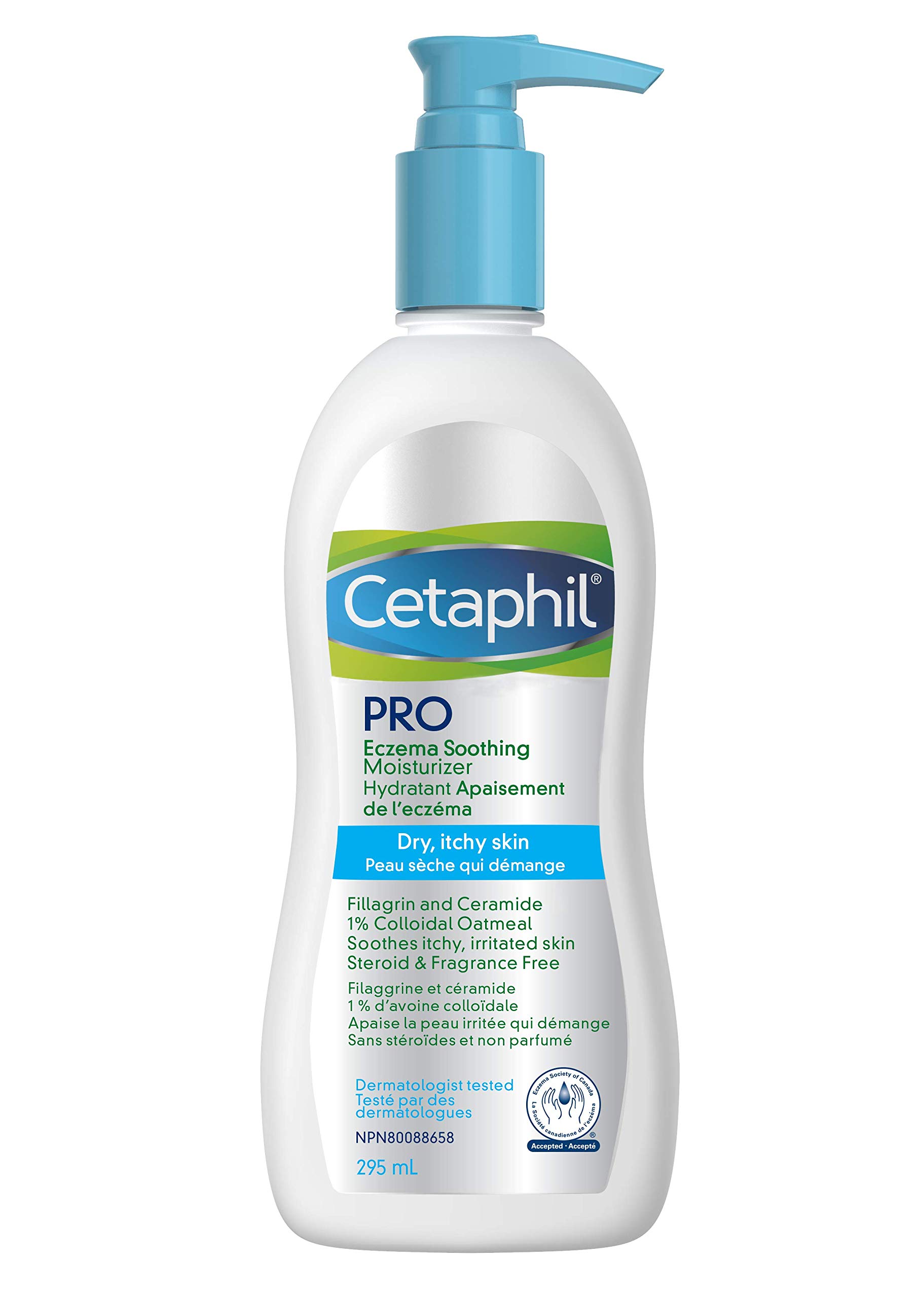 Cetaphil Pro Restoraderm Gentle Body Moisturizer, Eczema Calming, 10